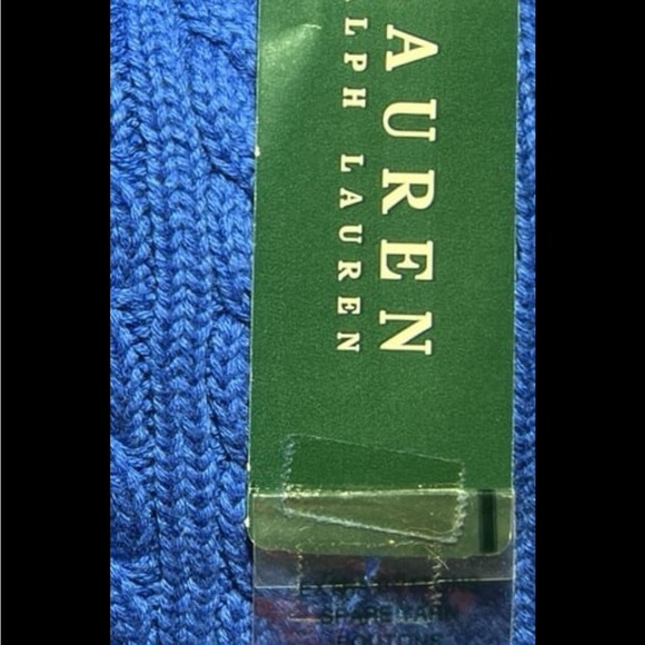 Y2K Ralph Lauren Cable Knit Sweater Sz L - Picture 5 of 5